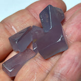 15 Gramm total - 5 Stück Rohe blaue Chalzedon aus Äthiopien - DeinOpal