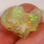 15 Karat - Brillanter Pinfire Roher Äthiopischer Welo Opal - DeinOpal