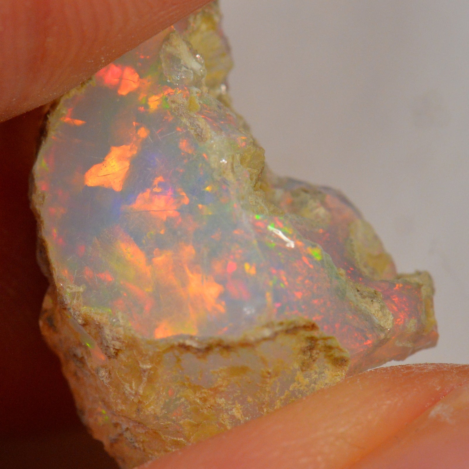 15 Carat - Rough Ethiopian Welo Opal — natural untreated rough Ethiopian Welo opal