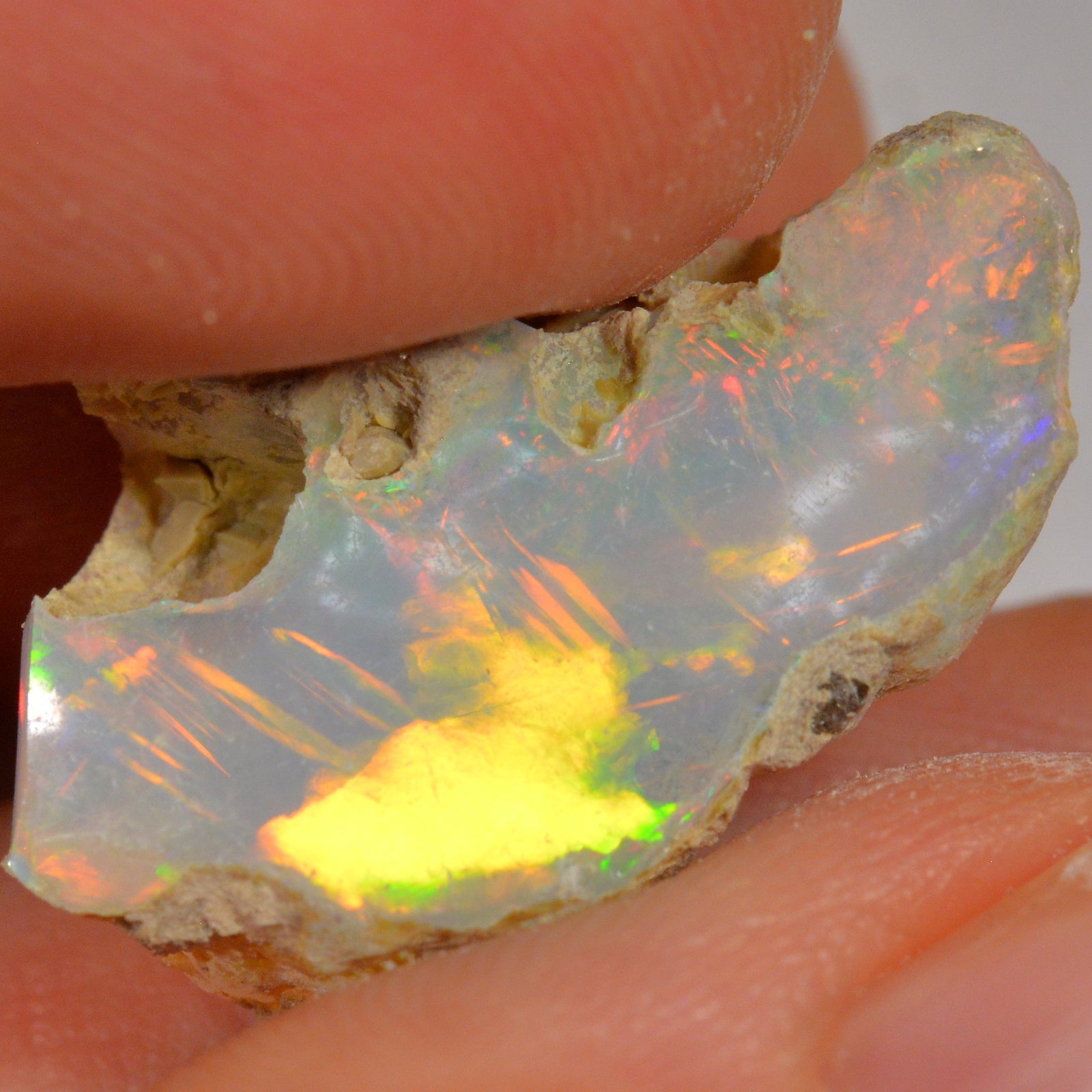 15 Carat - Rough Ethiopian Welo Opal — natural untreated rough Ethiopian Welo opal