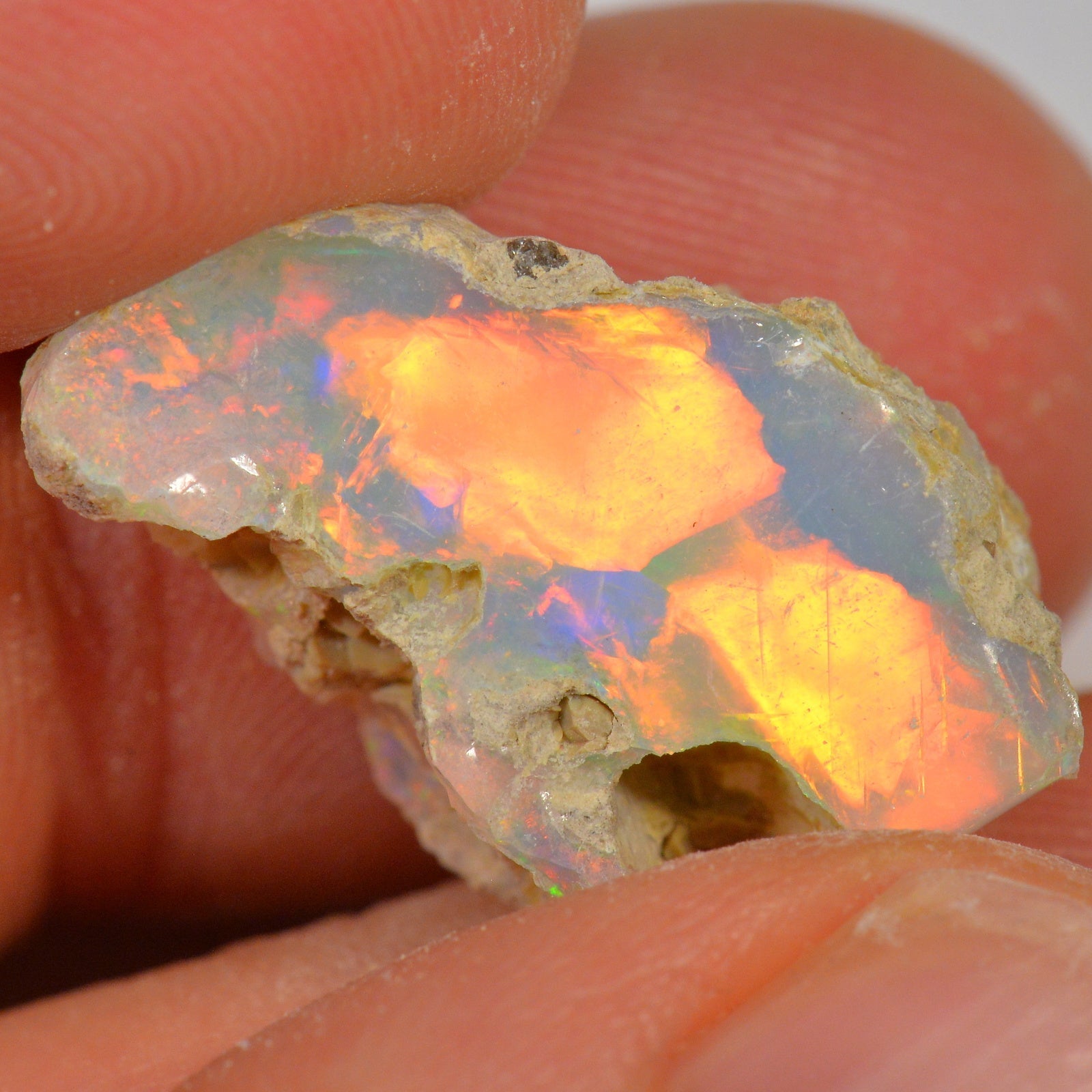 15 Carat - Rough Ethiopian Welo Opal — natural untreated rough Ethiopian Welo opal