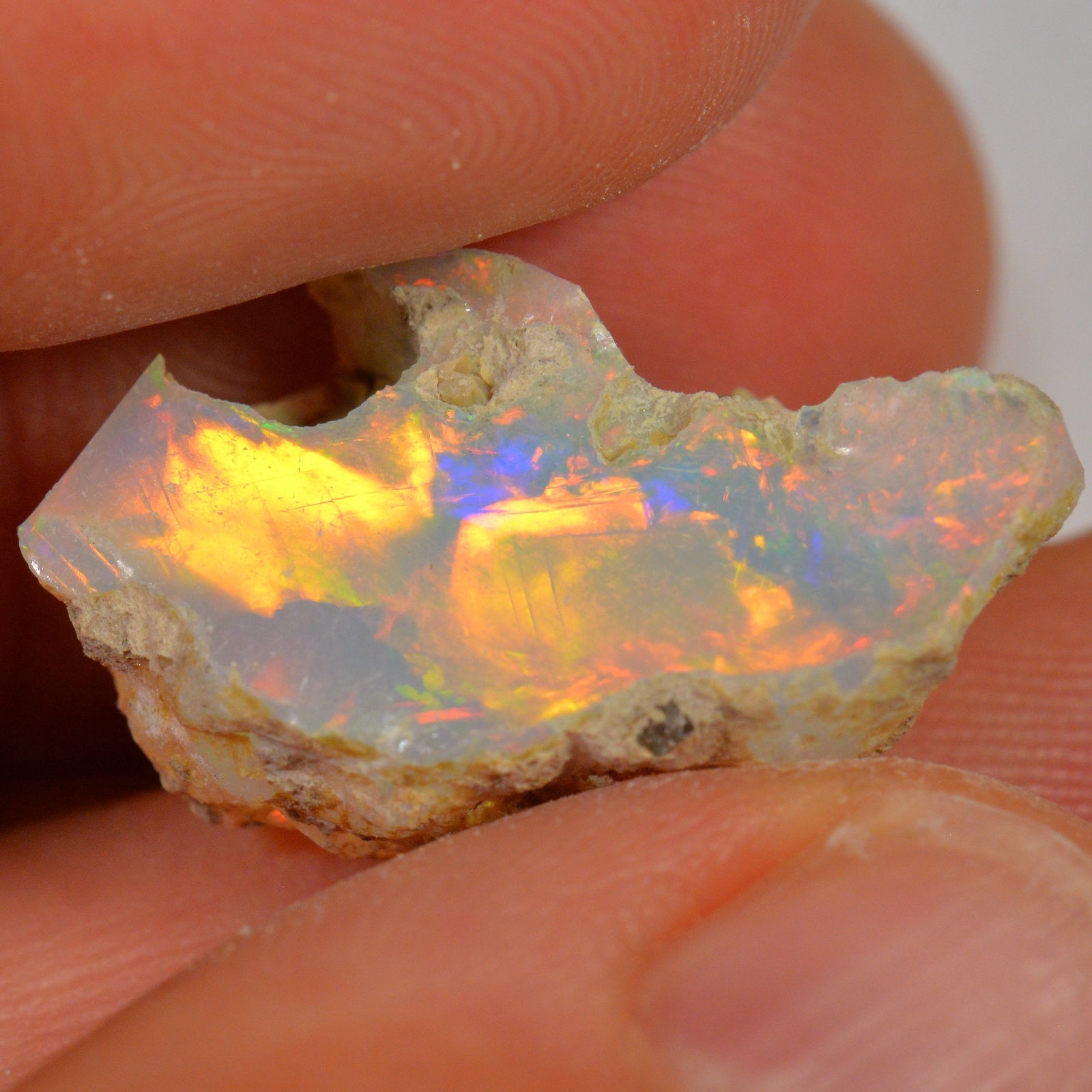 15 Carat - Rough Ethiopian Welo Opal — natural untreated rough Ethiopian Welo opal