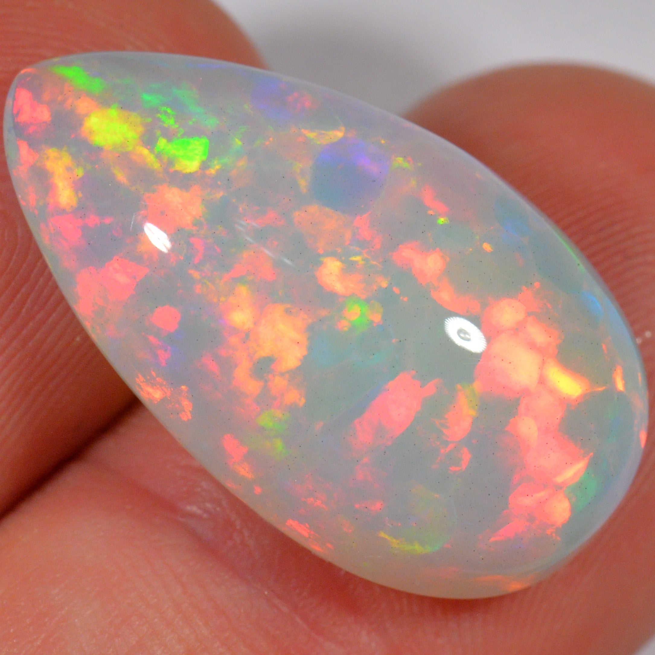 15.1 Karat - Äthiopischer Welo Opal mit leichtem Zellenmuster - DeinOpal