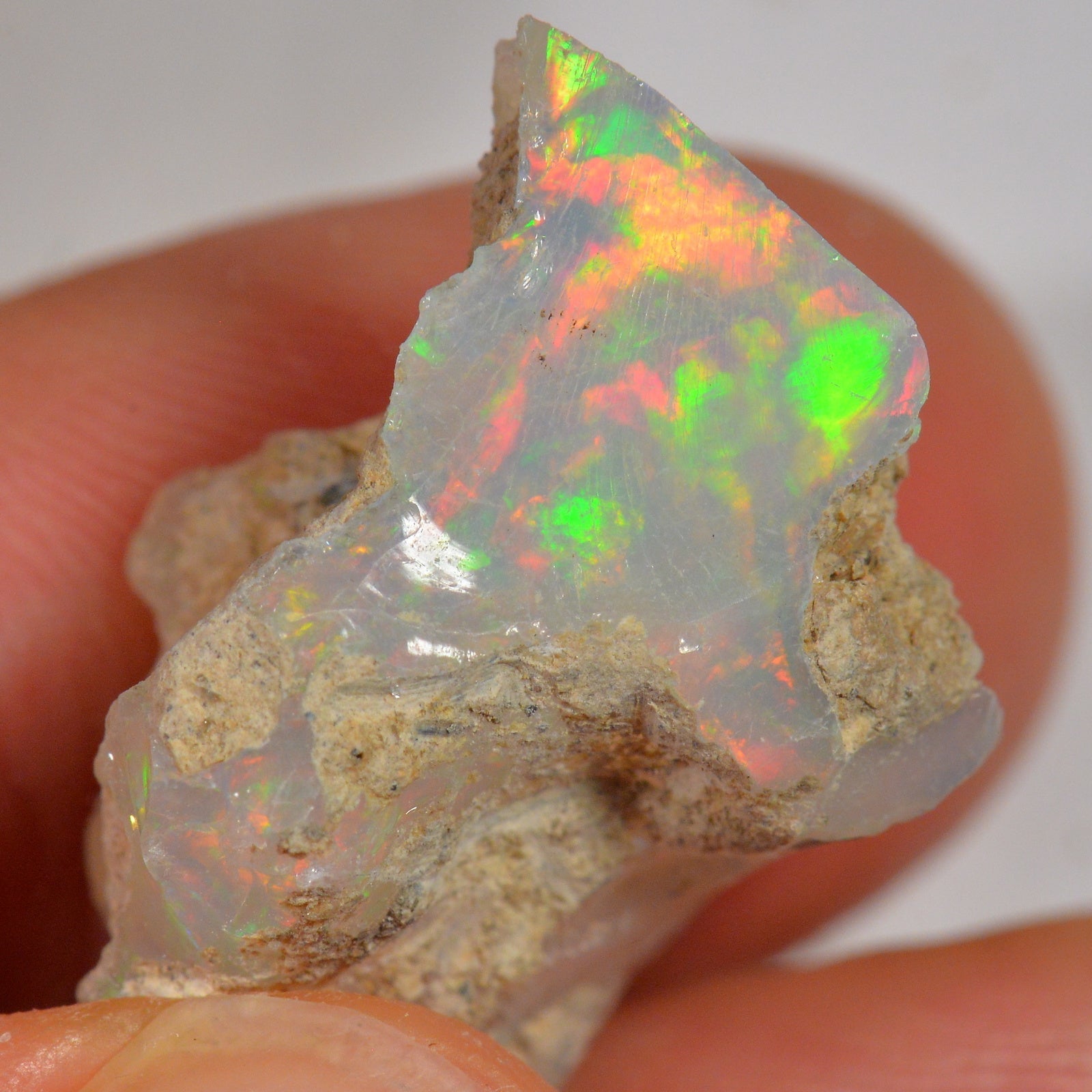 15.3 Carat - Rough Ethiopian Welo Opal — natural untreated rough Ethiopian Welo opal