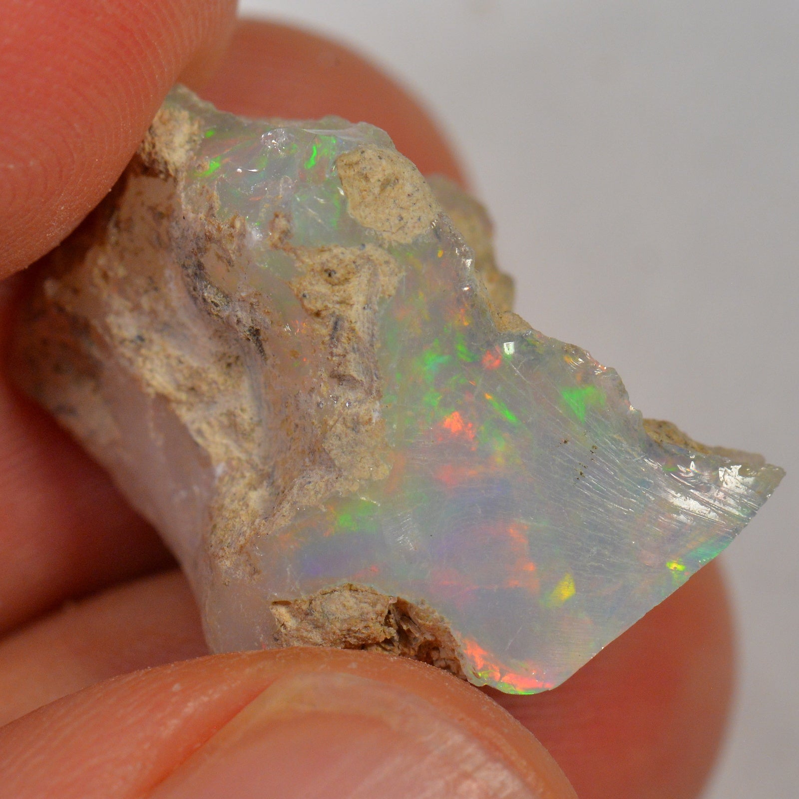 15.3 Carat - Rough Ethiopian Welo Opal — natural untreated rough Ethiopian Welo opal