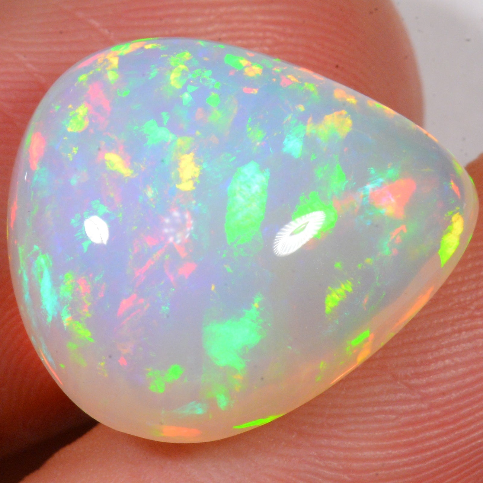 15,5 carats - Opale Welo d'Éthiopie époustouflante – opale Welo d'Éthiopie naturelle