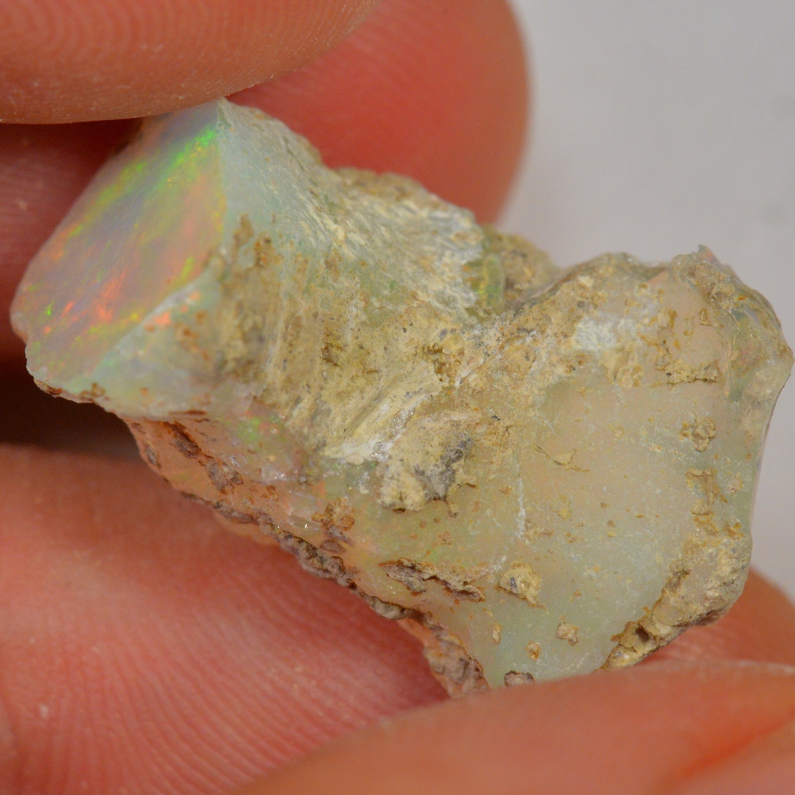 15.8 Carat - Rough Ethiopian Welo Opal — natural untreated rough Ethiopian Welo opal
