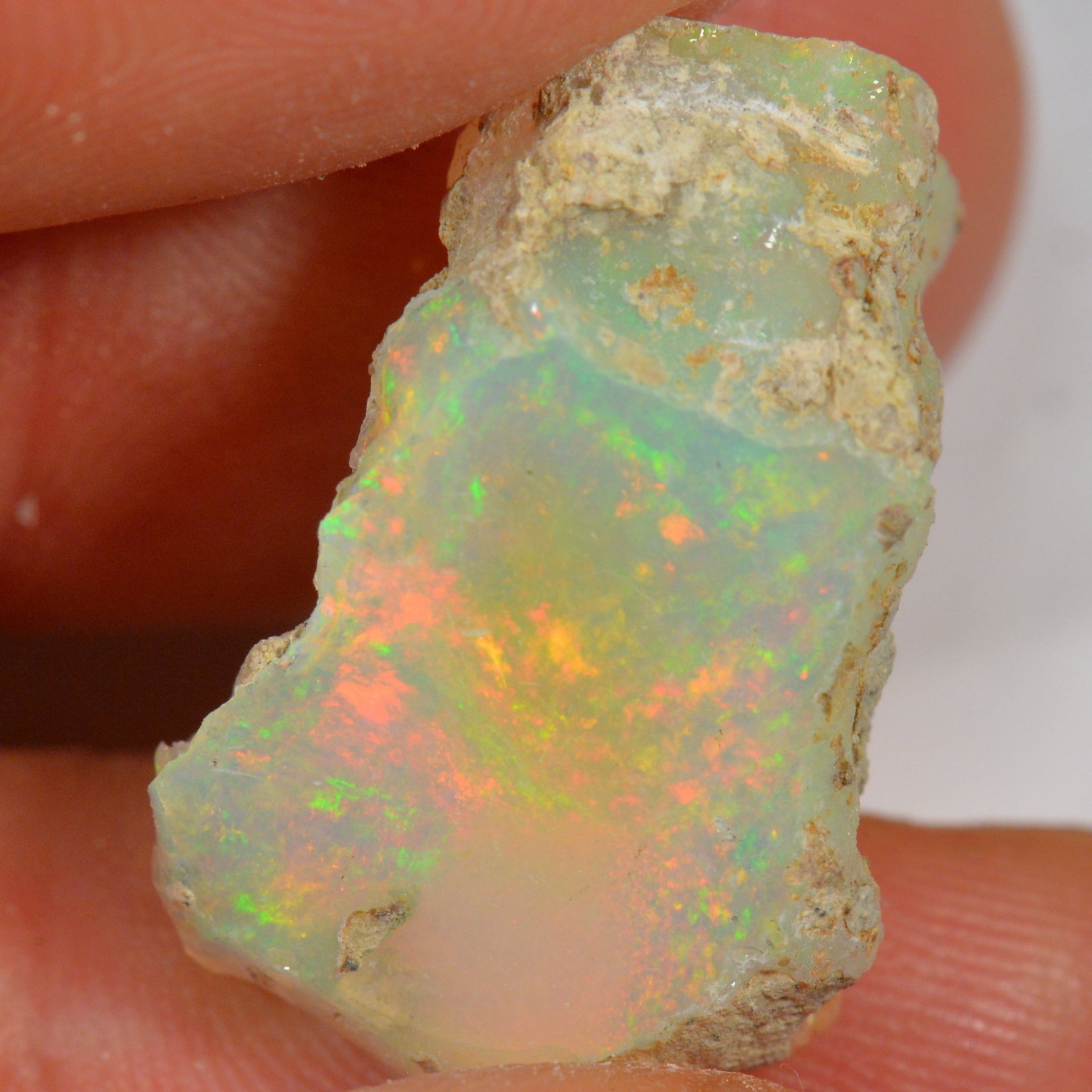 15.8 Carat - Rough Ethiopian Welo Opal — natural untreated rough Ethiopian Welo opal