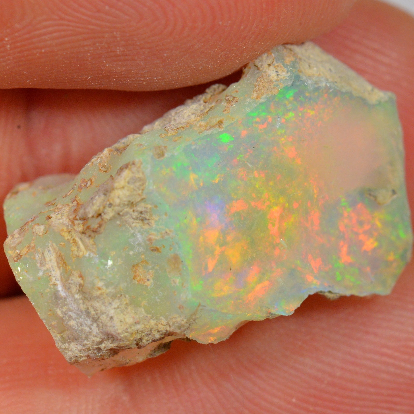 15.8 Carat - Rough Ethiopian Welo Opal — natural untreated rough Ethiopian Welo opal
