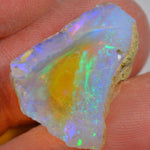 16 Carat Rough Ethiopian Welo Opal — natural untreated rough Ethiopian Welo opal