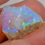 16 Carat Rough Ethiopian Welo Opal — natural untreated rough Ethiopian Welo opal