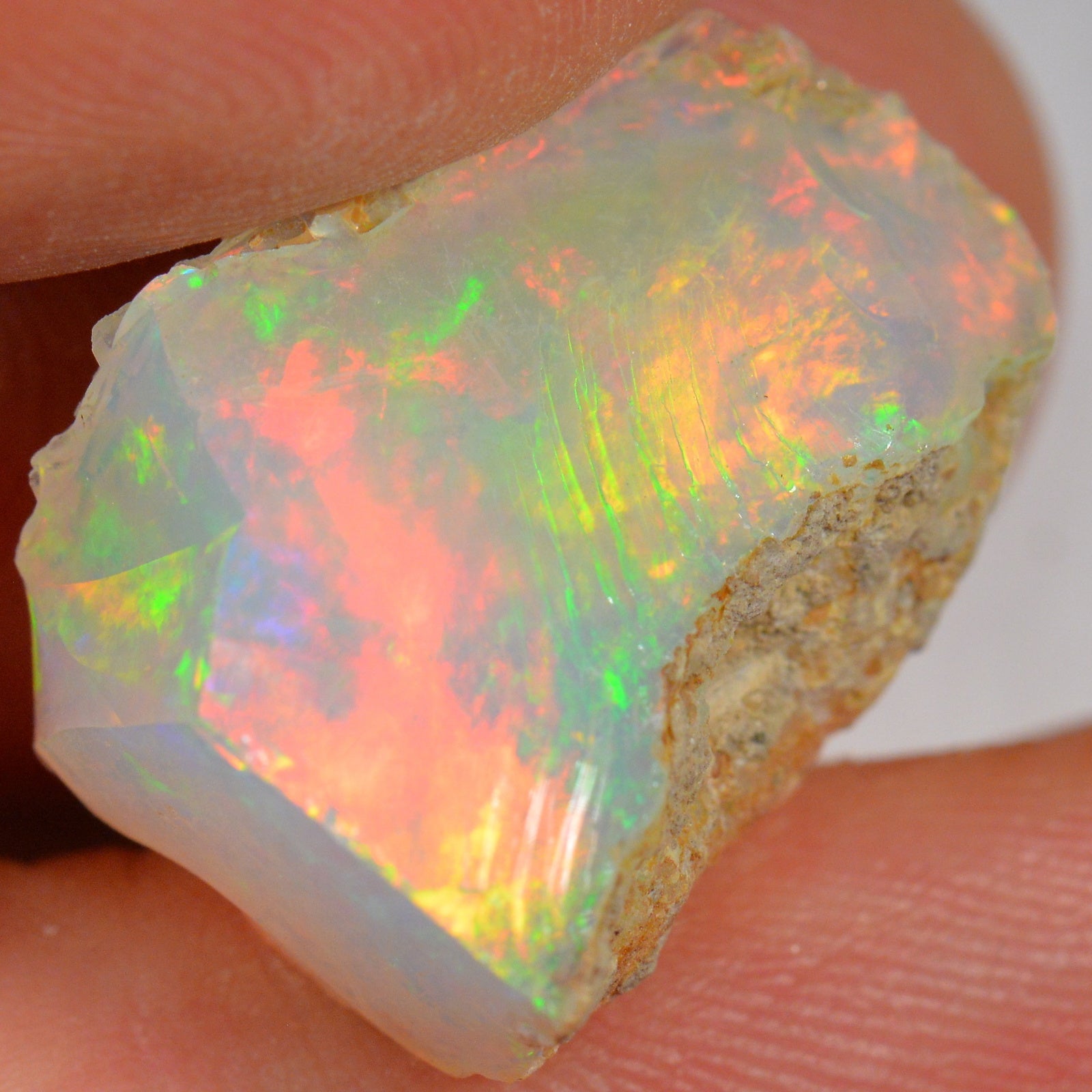 16.5 Carat - Rough Ethiopian Welo Opal — natural untreated rough Ethiopian Welo opal