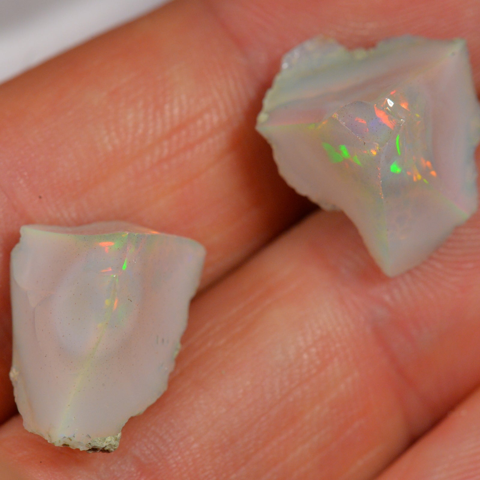 16.5 Karat - Roher Äthiopischer Welo Opal Pair - DeinOpal