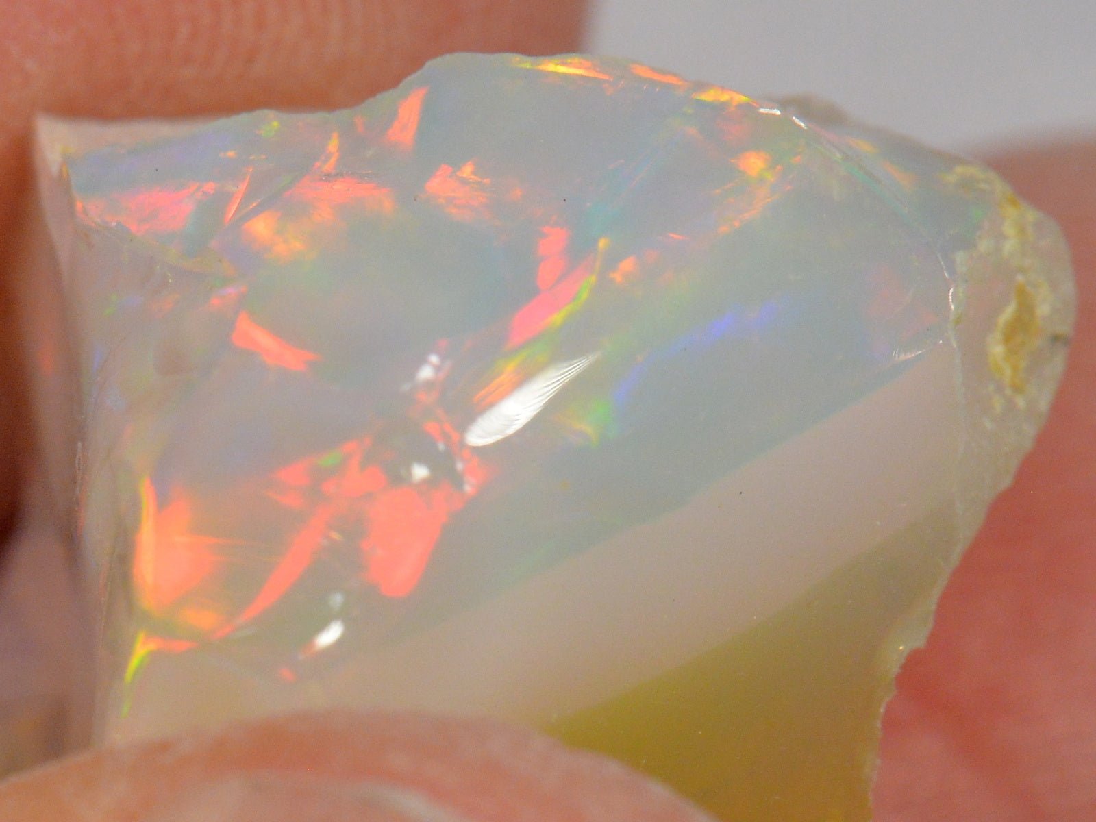 17 Carat Rough Ethiopian Welo Opal — natural untreated rough Ethiopian Welo opal