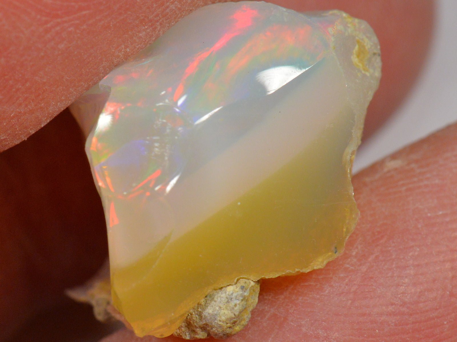17 Carat Rough Ethiopian Welo Opal — natural untreated rough Ethiopian Welo opal