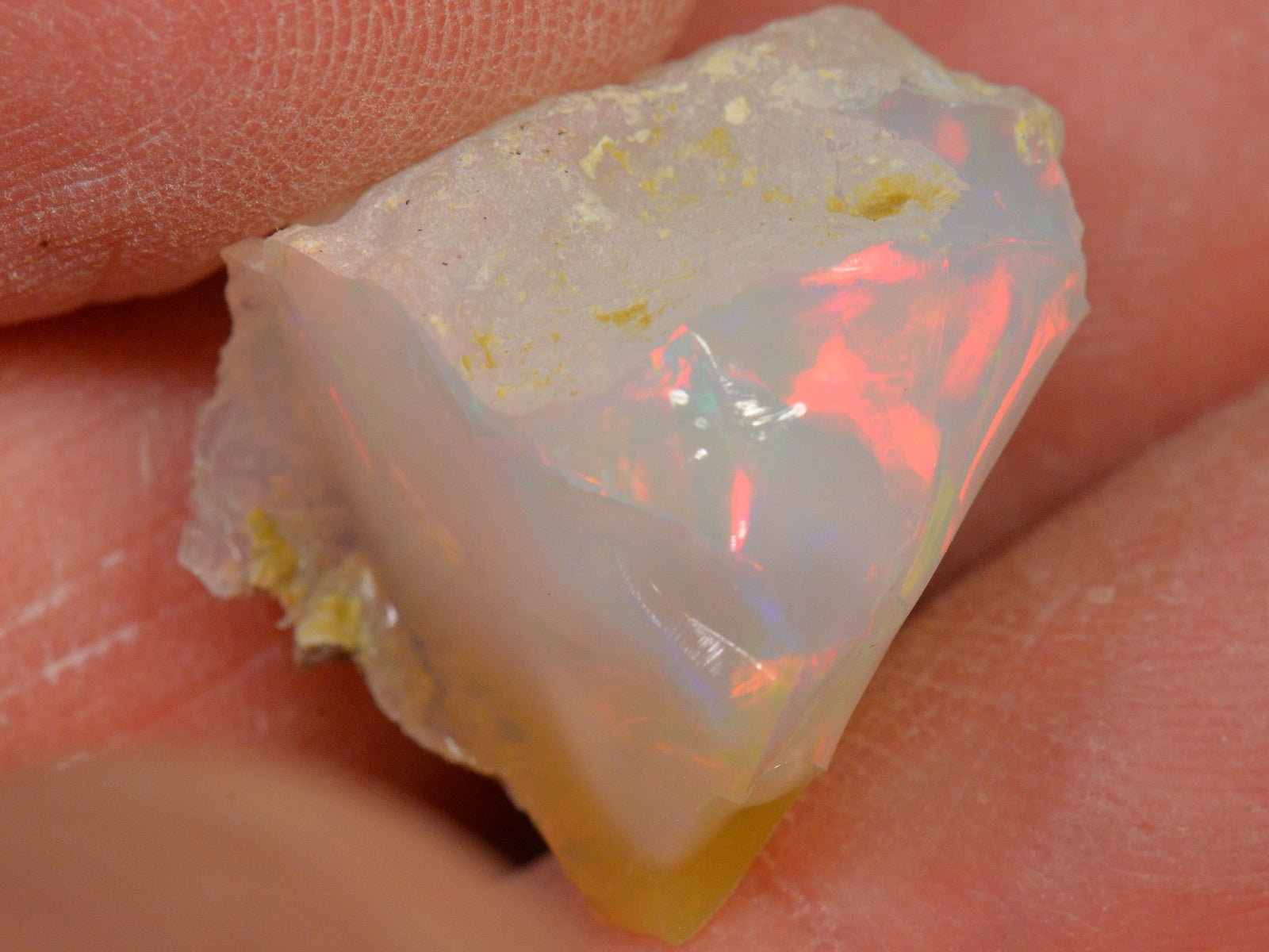 17 Carat Rough Ethiopian Welo Opal — natural untreated rough Ethiopian Welo opal