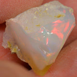 17 Carat Rough Ethiopian Welo Opal — natural untreated rough Ethiopian Welo opal