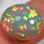 17.1 Karat - Atemberaubender Dunkler Äthiopischer Welo Opal With Rainbows - DeinOpal