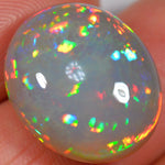 17.1 Karat - Atemberaubender Dunkler Äthiopischer Welo Opal With Rainbows - DeinOpal