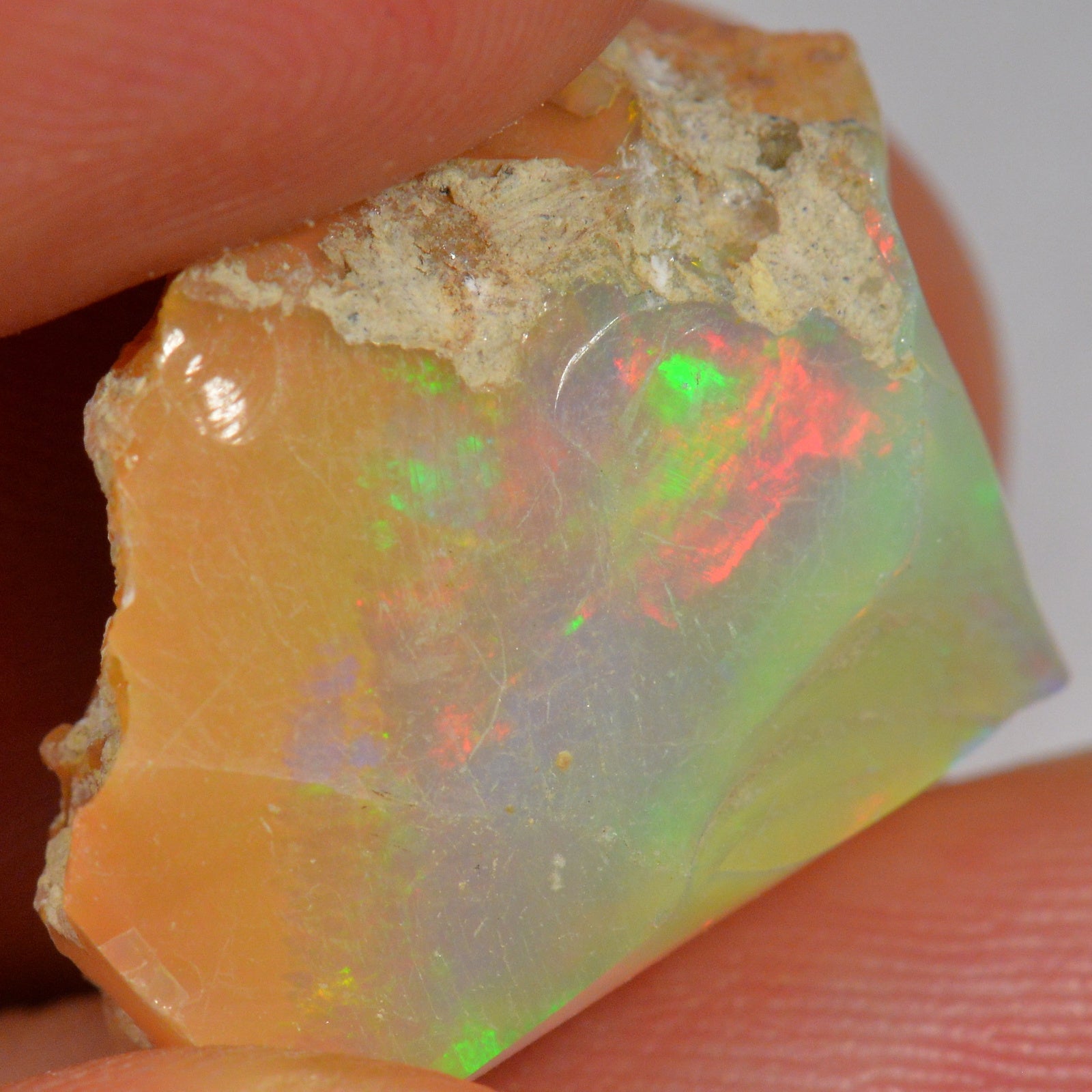 17.3 Carat - Rough Ethiopian Welo Opal — natural untreated rough Ethiopian Welo opal