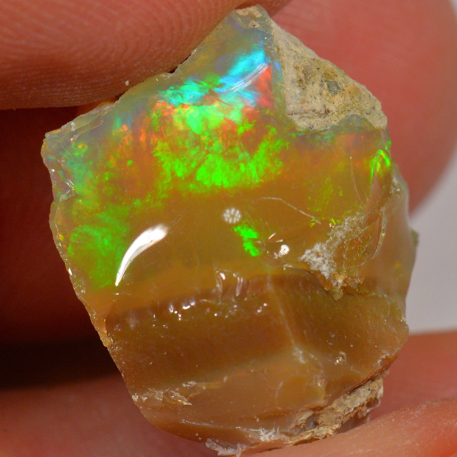 17.8 Karat - Roher Äthiopischer Welo Opal - DeinOpal