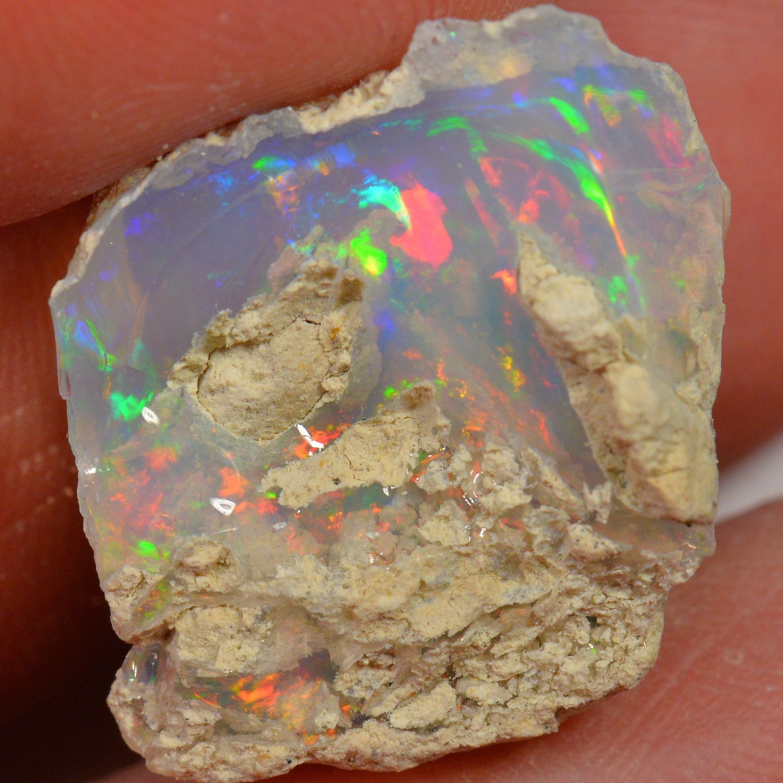 18 Karat - Roher Äthiopischer Welo Opal - DeinOpal
