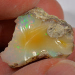 18.1 Carat Rough Ethiopian Welo Opal — natural untreated rough Ethiopian Welo opal