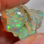 18.3 Carat Rough Ethiopian Welo Opal — natural untreated rough Ethiopian Welo opal