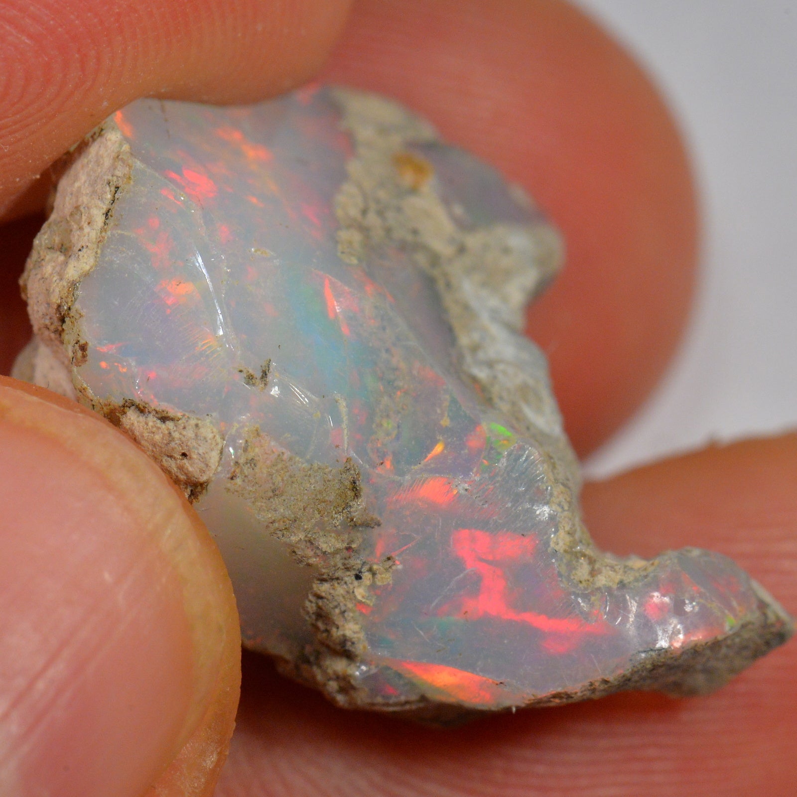 19.3 Carat - Rough Ethiopian Welo Opal — natural untreated rough Ethiopian Welo opal