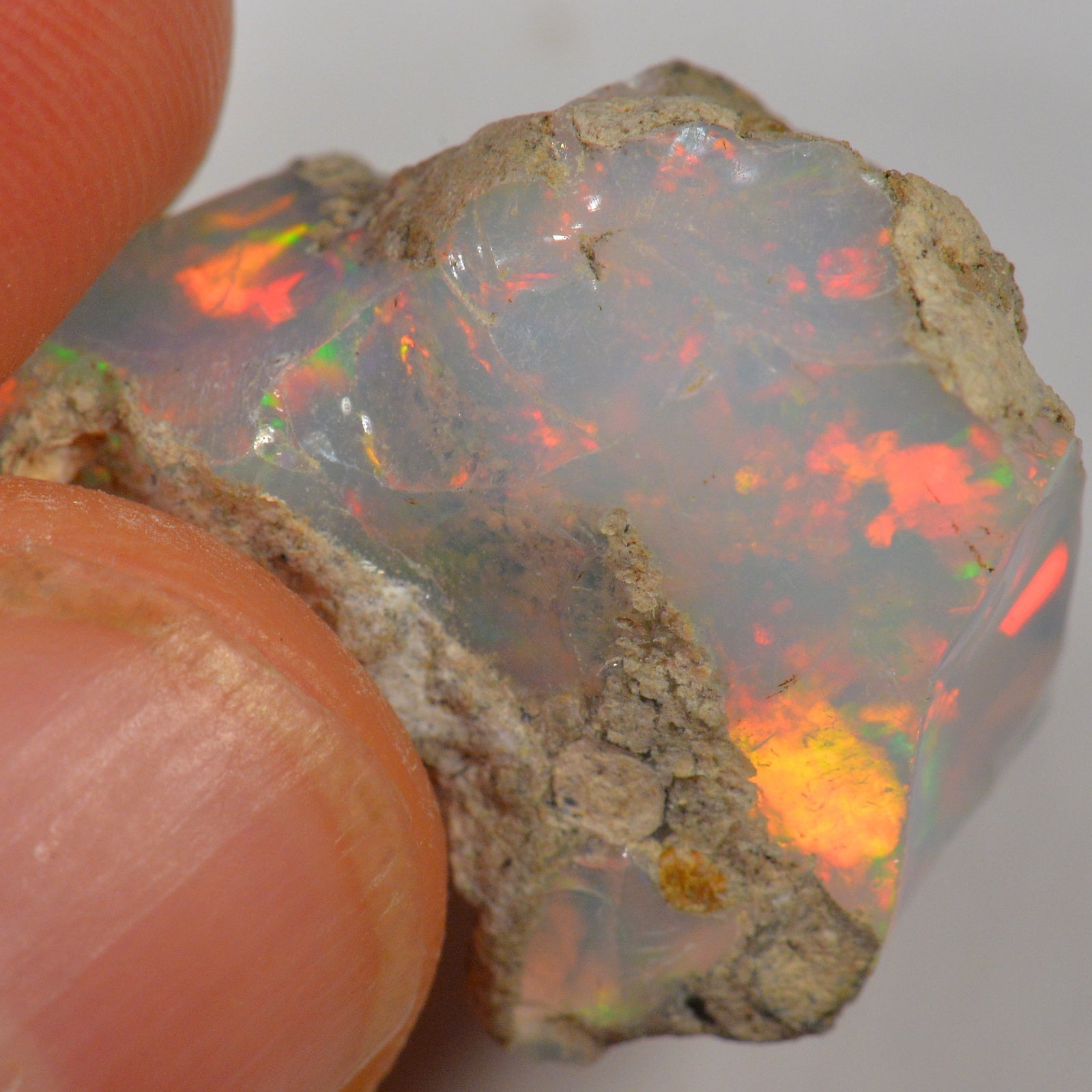 19.3 Carat - Rough Ethiopian Welo Opal — natural untreated rough Ethiopian Welo opal