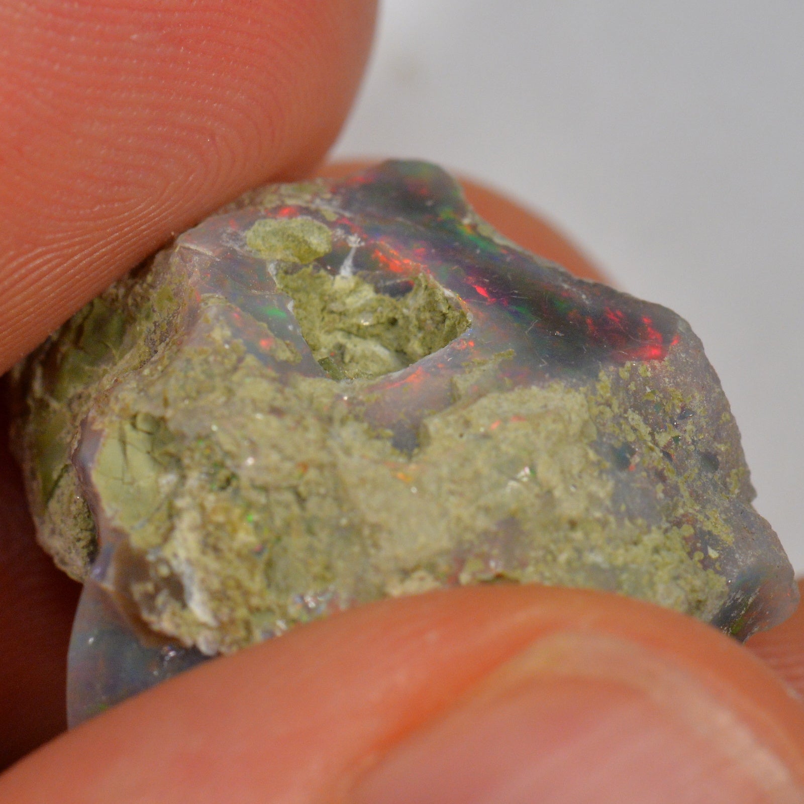 19.4 Carat - Rough Ethiopian Welo Opal — natural untreated rough Ethiopian Welo opal