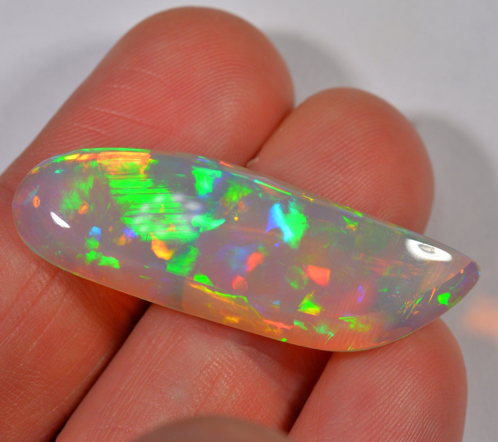 19.7 Carat Ethiopian Welo Opal — natural untreated Ethiopian Welo opal
