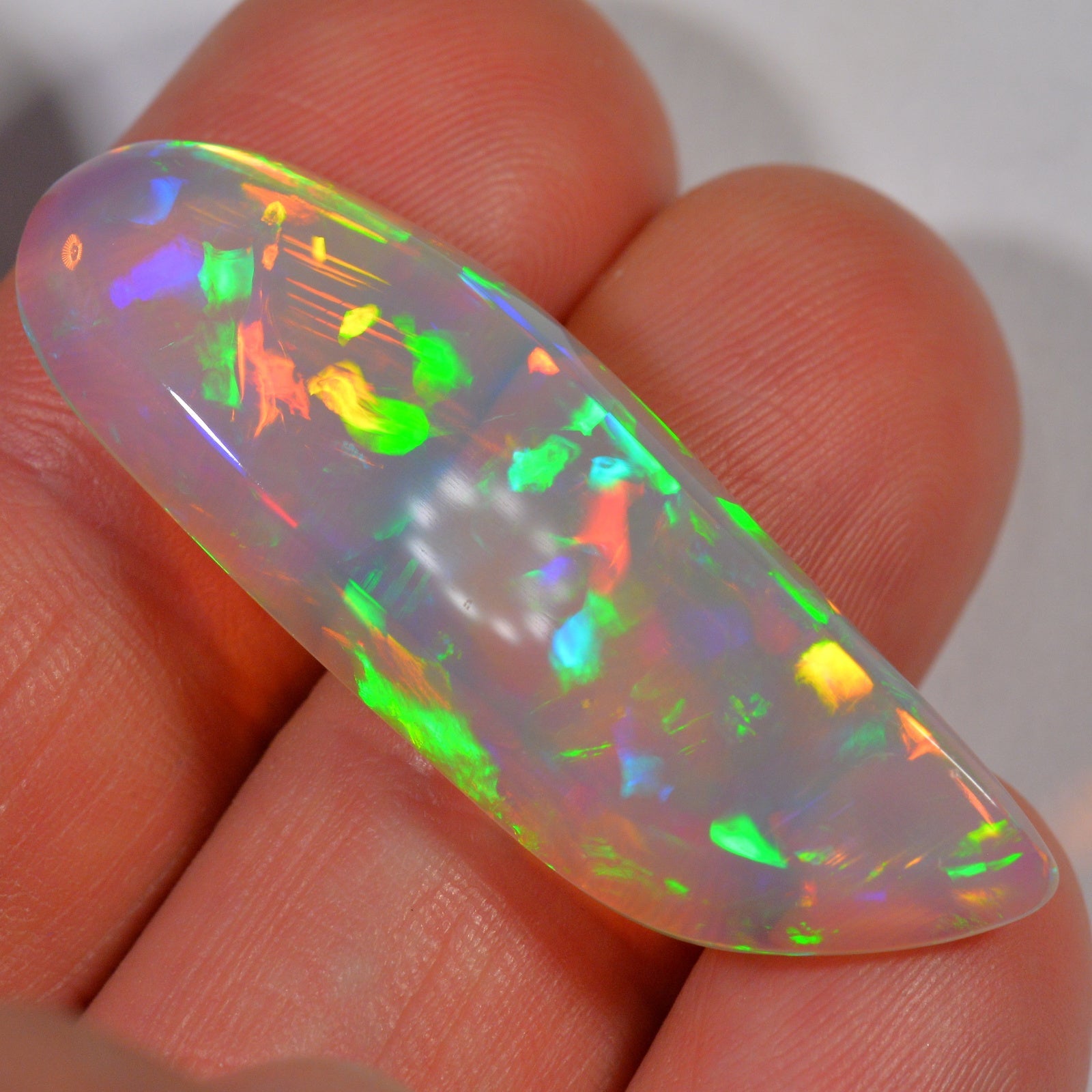 19.7 Carat Ethiopian Welo Opal — natural untreated Ethiopian Welo opal
