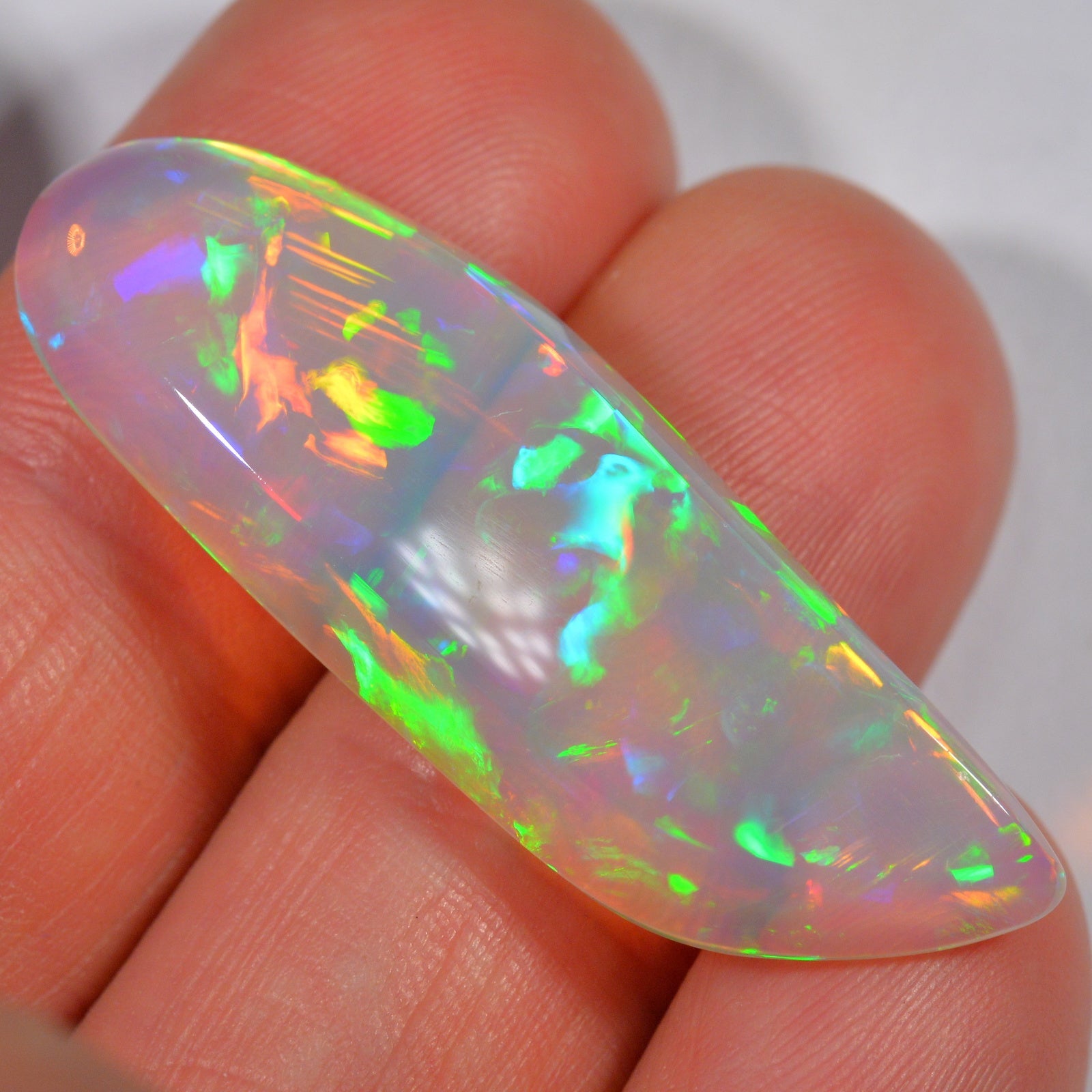 19.7 Carat Ethiopian Welo Opal — natural untreated Ethiopian Welo opal