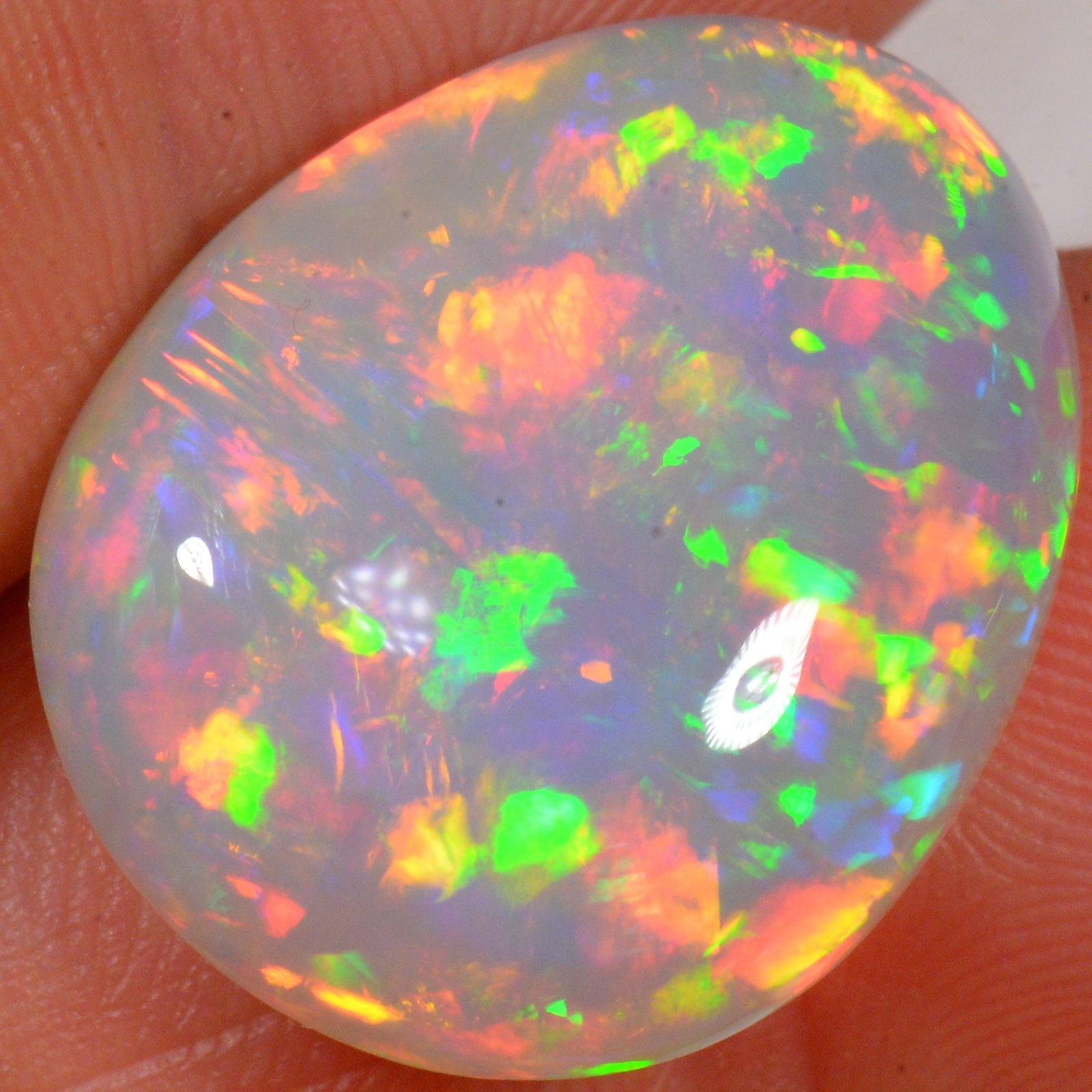 12.4 Carat - Brilliant Ethiopian Welo Opal — natural untreated Ethiopian Welo opal