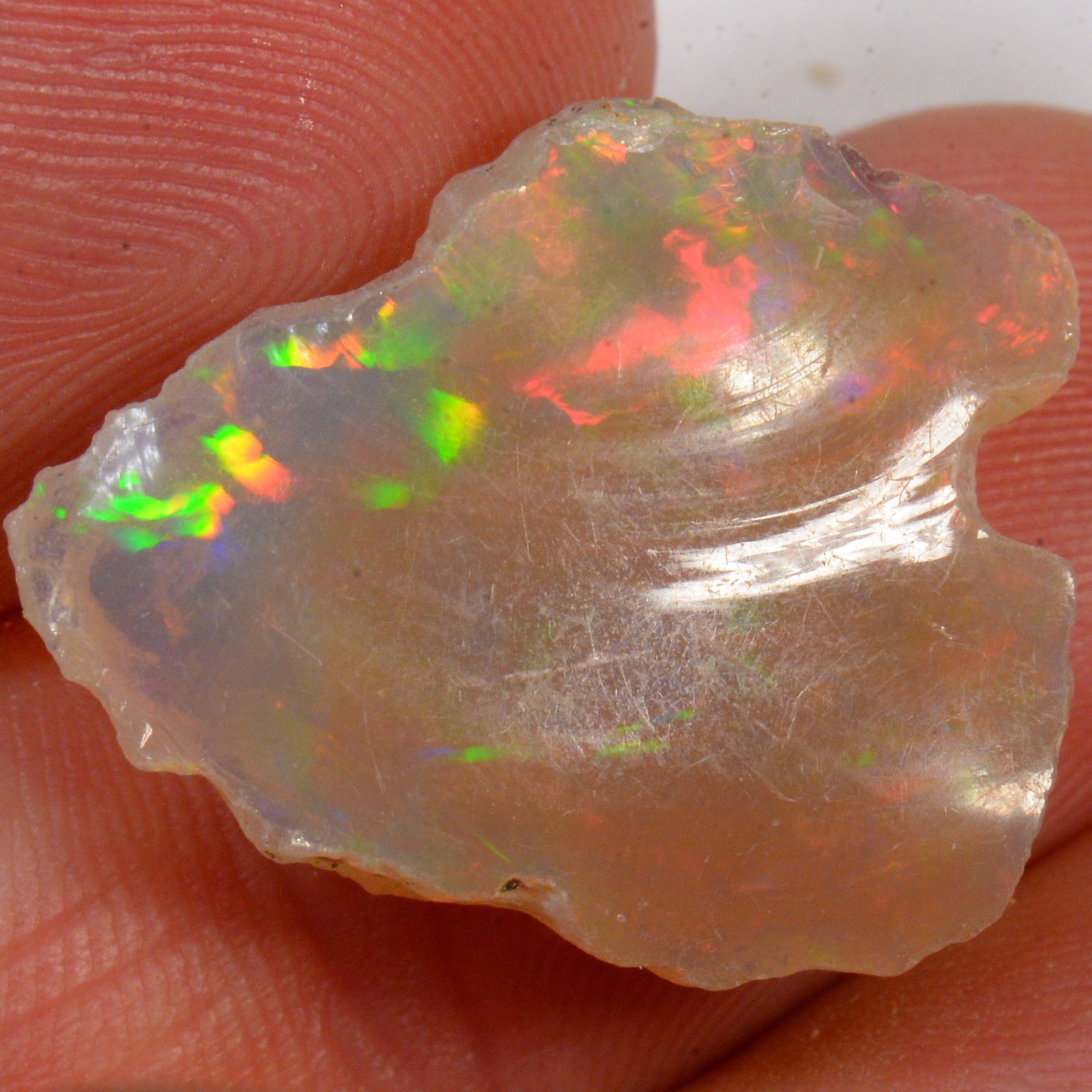 8.7 Carat - Rough Ethiopian Welo Opal — natural untreated rough Ethiopian Welo opal