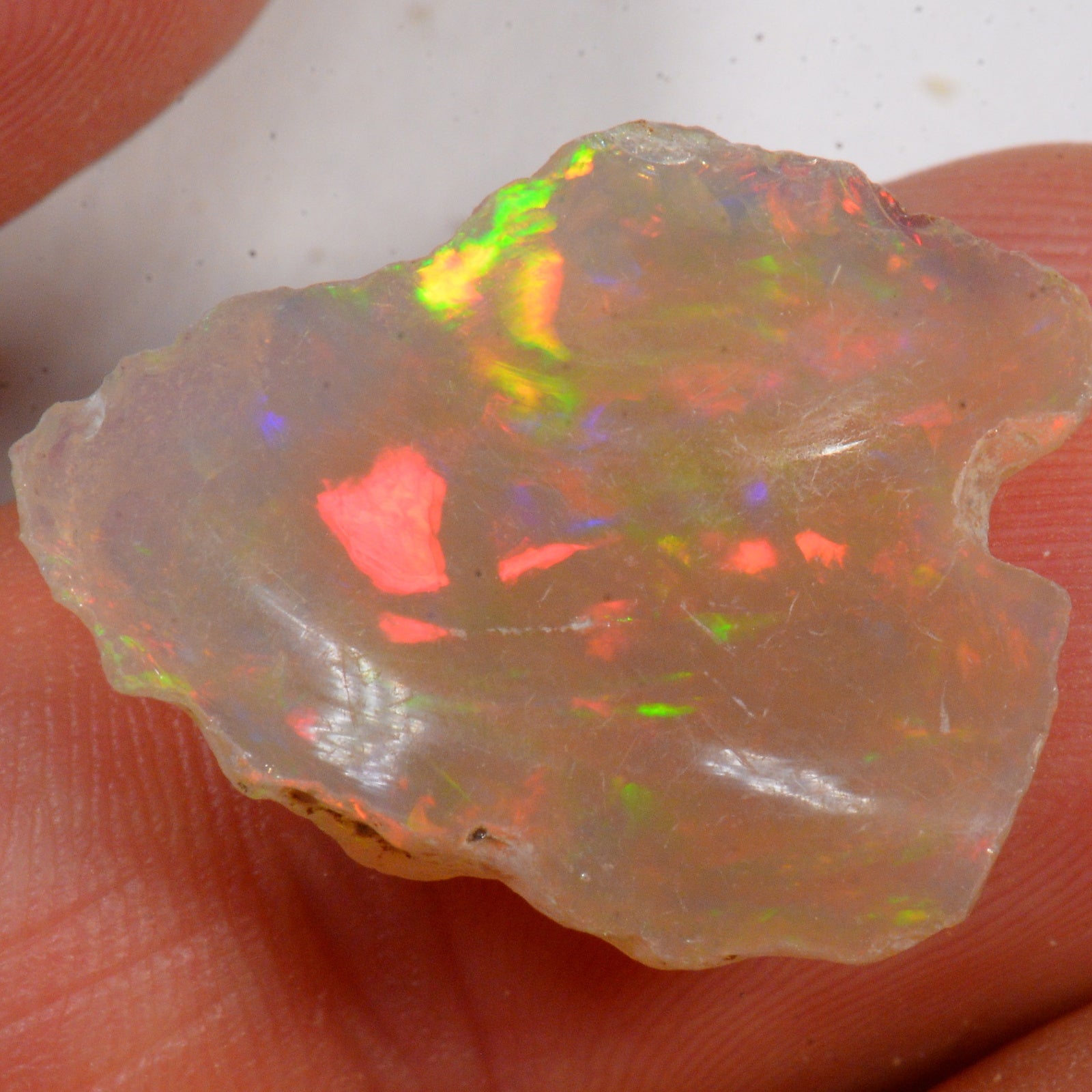 8.7 Carat - Rough Ethiopian Welo Opal — natural untreated rough Ethiopian Welo opal