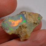 20.2 Carat Rough Ethiopian Welo Opal — natural untreated rough Ethiopian Welo opal