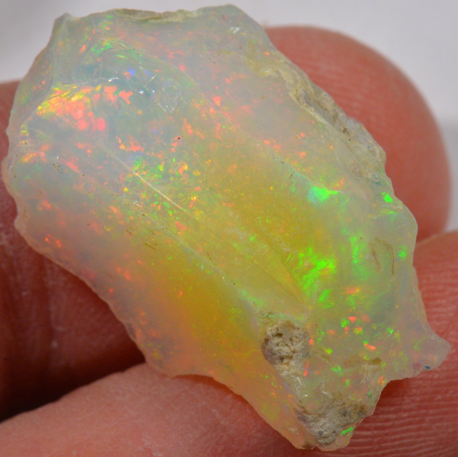21.7 Carat Rough Ethiopian Welo Opal — natural untreated rough Ethiopian Welo opal