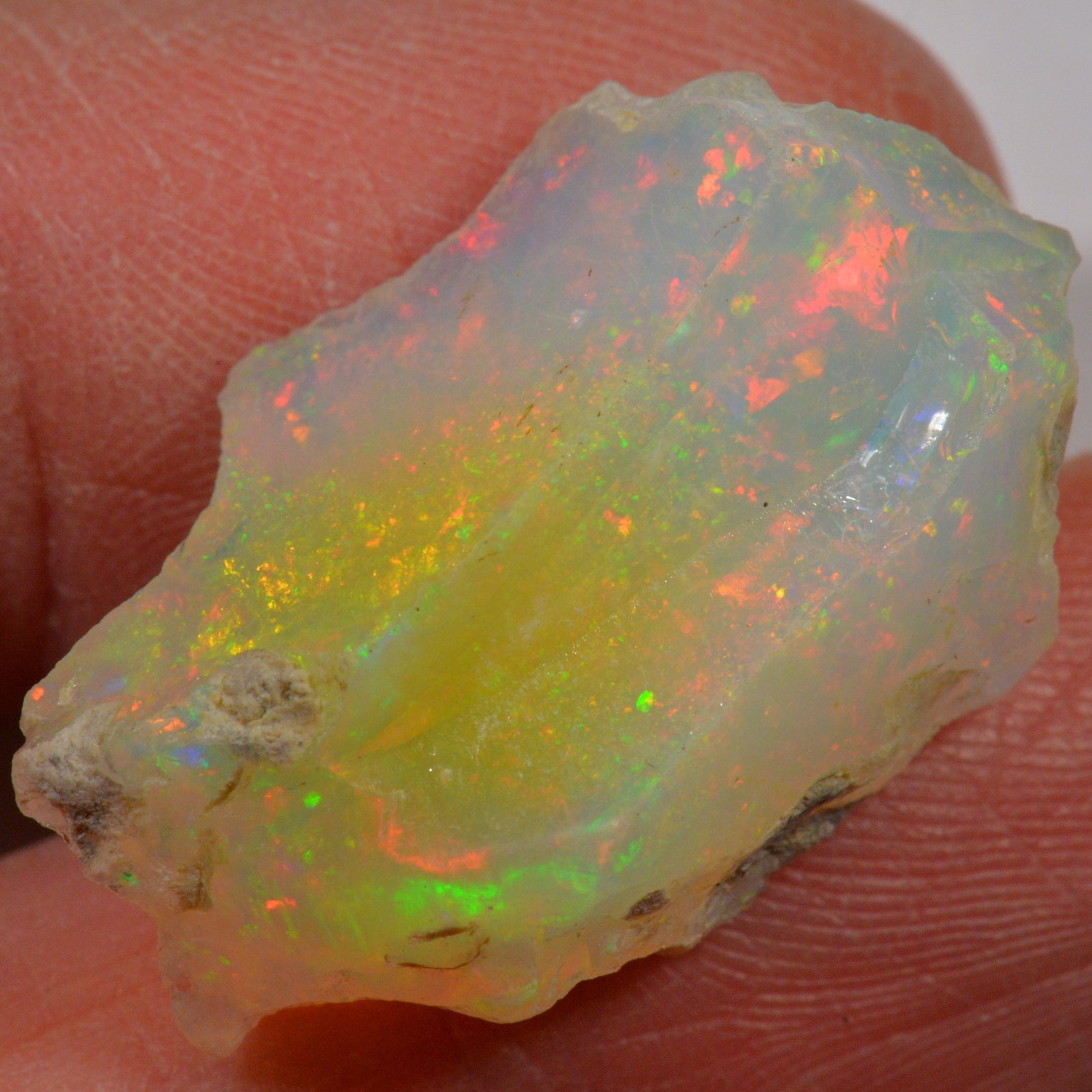 21.7 Carat Rough Ethiopian Welo Opal — natural untreated rough Ethiopian Welo opal