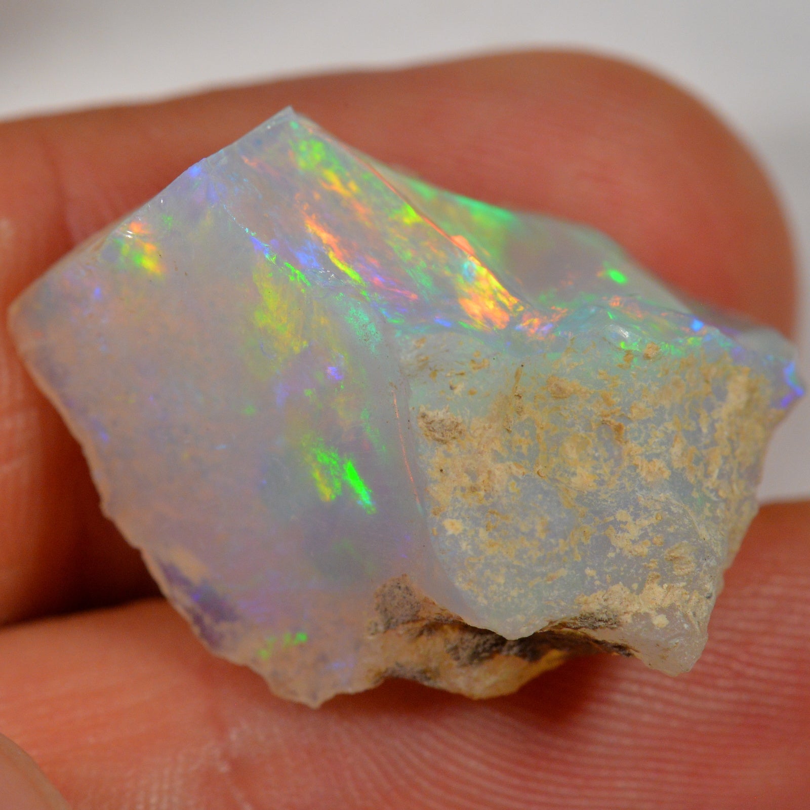 21.9 Carat - Rough Ethiopian Welo Opal — natural untreated rough Ethiopian Welo opal