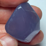 22 Gramm - Roher blauer Chalzedon aus Äthiopien - DeinOpal
