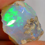 22.1 Carat - Rough Ethiopian Welo Opal — natural untreated rough Ethiopian Welo opal