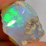 22.1 Carat - Rough Ethiopian Welo Opal — natural untreated rough Ethiopian Welo opal