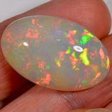 24,7 carats - Opale Welo d'Éthiopie à base tan claire – opale Welo d'Éthiopie naturelle