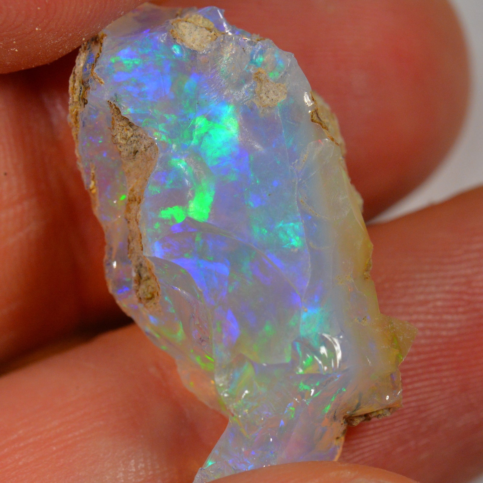 22.3 Carat - Rough Ethiopian Welo Opal — natural untreated rough Ethiopian Welo opal