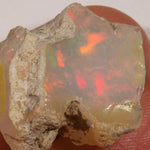 22.4 Carat Rough Ethiopian Welo Opal — natural untreated rough Ethiopian Welo opal