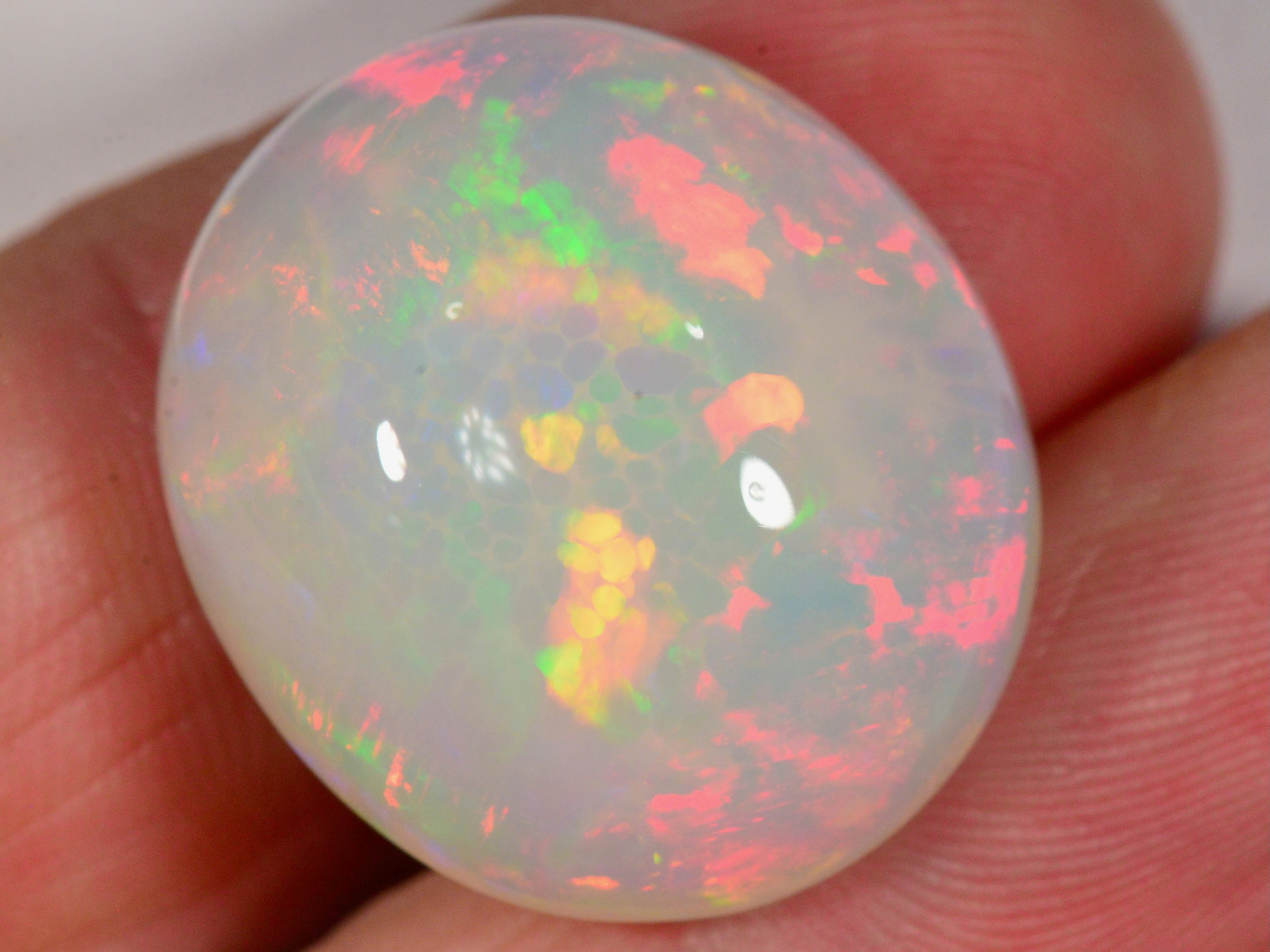 22.7 Carat Large Beautiful Ethiopian Welo Opal — natural untreated Ethiopian Welo opal