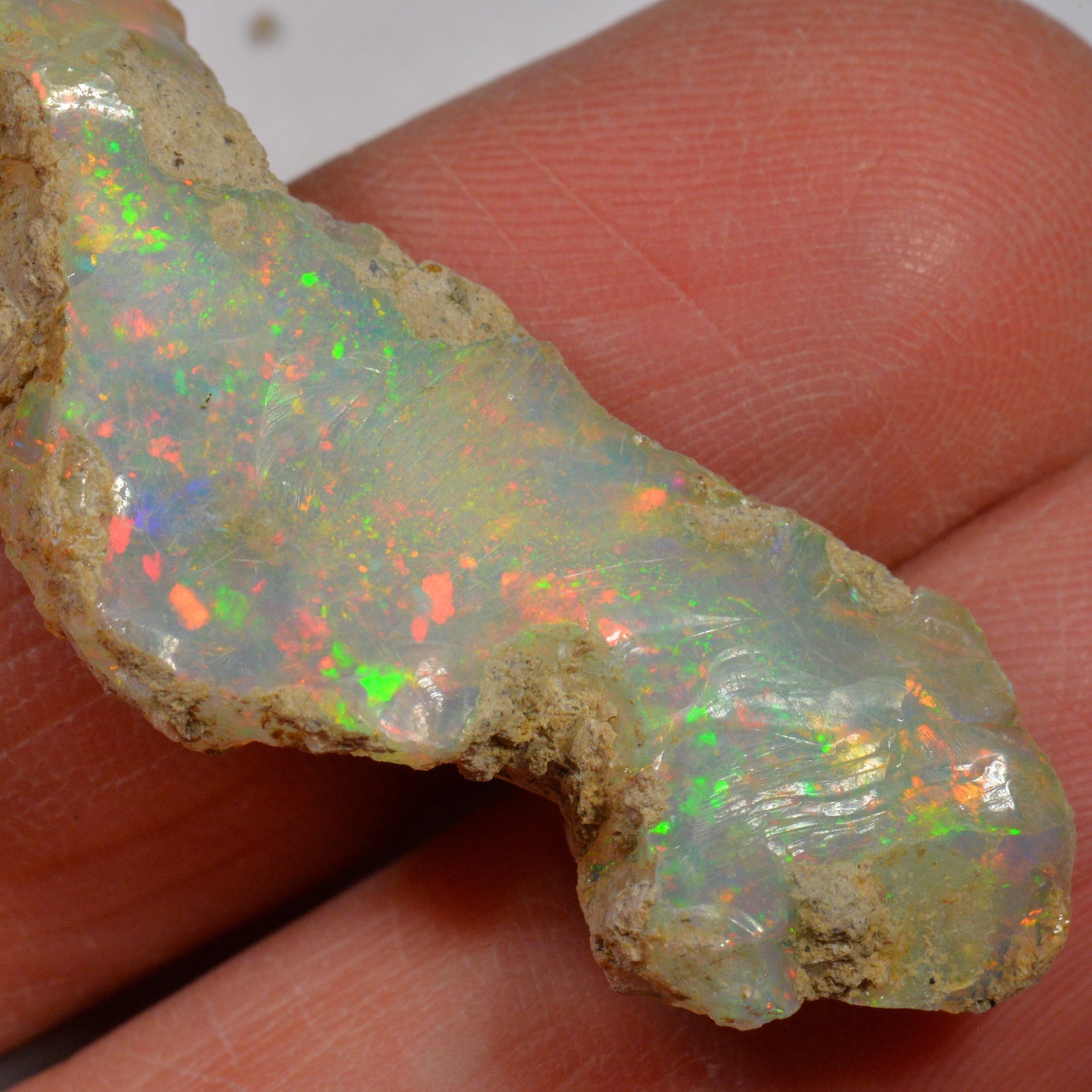 22.7 Karat - Roher Äthiopischer Welo Opal - DeinOpal