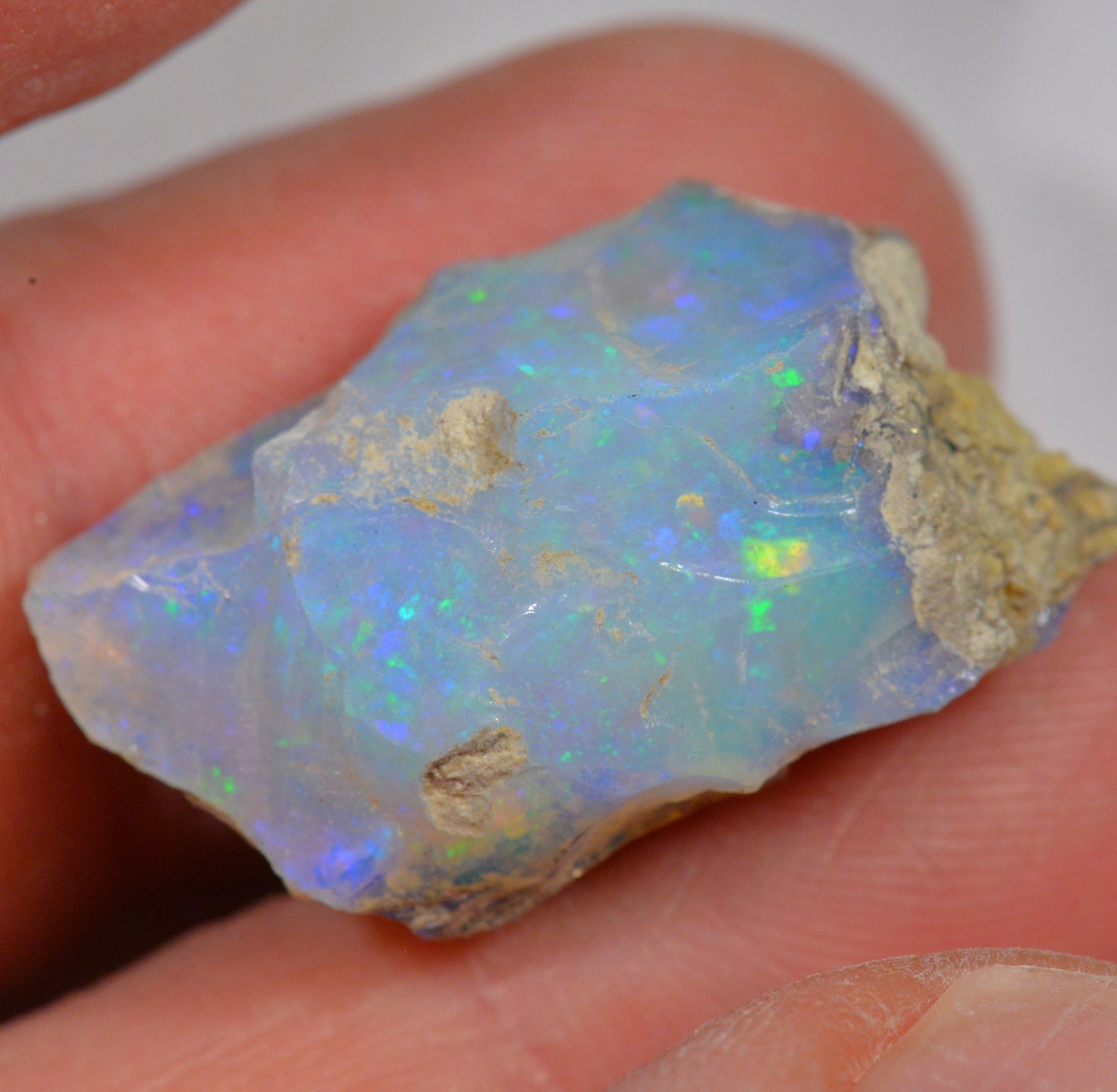 22.8 Carat Rough Ethiopian Welo Opal — natural untreated rough Ethiopian Welo opal